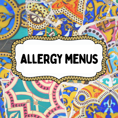 Allergy Menus