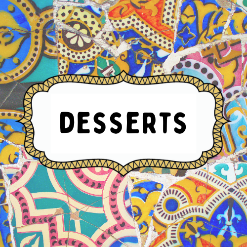 Dessert Menu